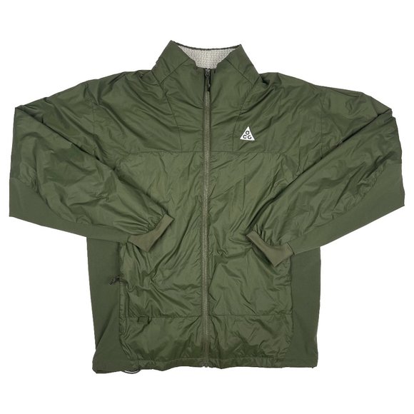 Nike ACG Sierra Light Men's XXL Green Full Zip Jacket DX7880-325 $240 - Picture 1 of 5